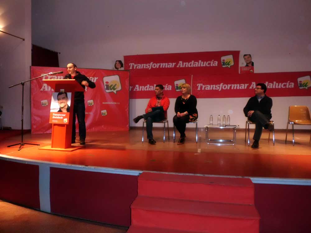�ltimo acto de IU en Pe�arroya Pueblonuevo
