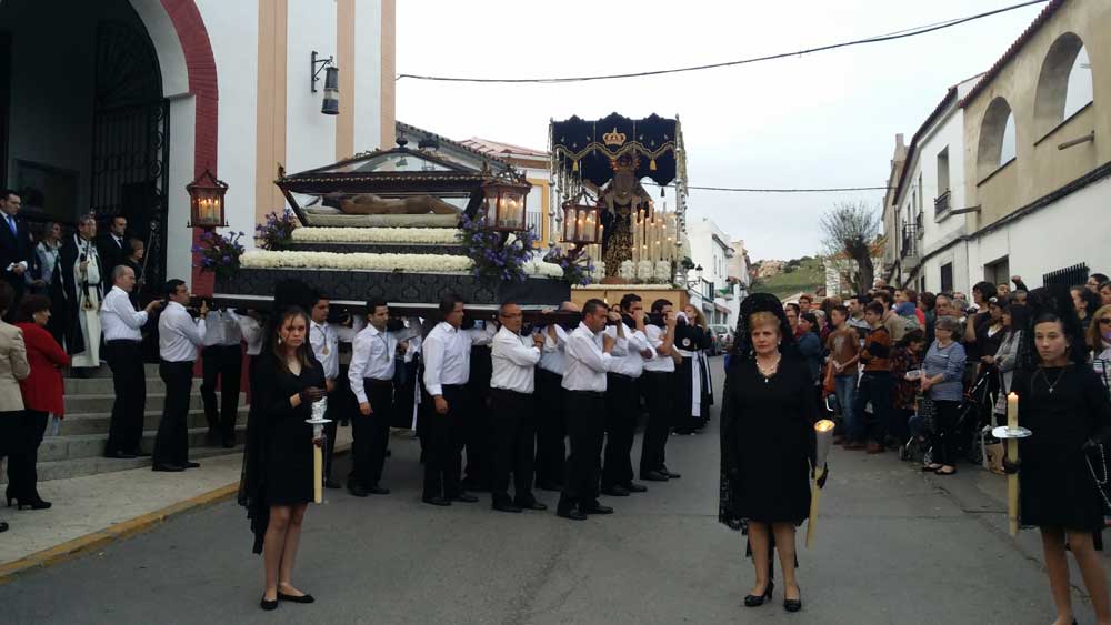 Sepulcro y Virgen de los Dolores, Pe�arroya