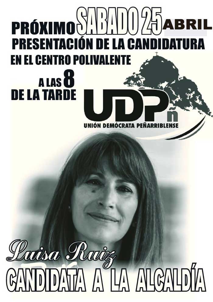 Presentaci�n de la candidatura de UDP�