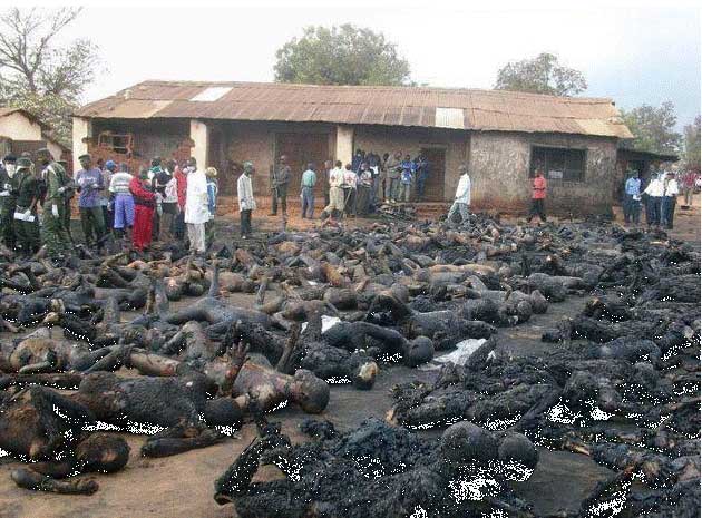 Cristianos quemados vivos en Nigeria