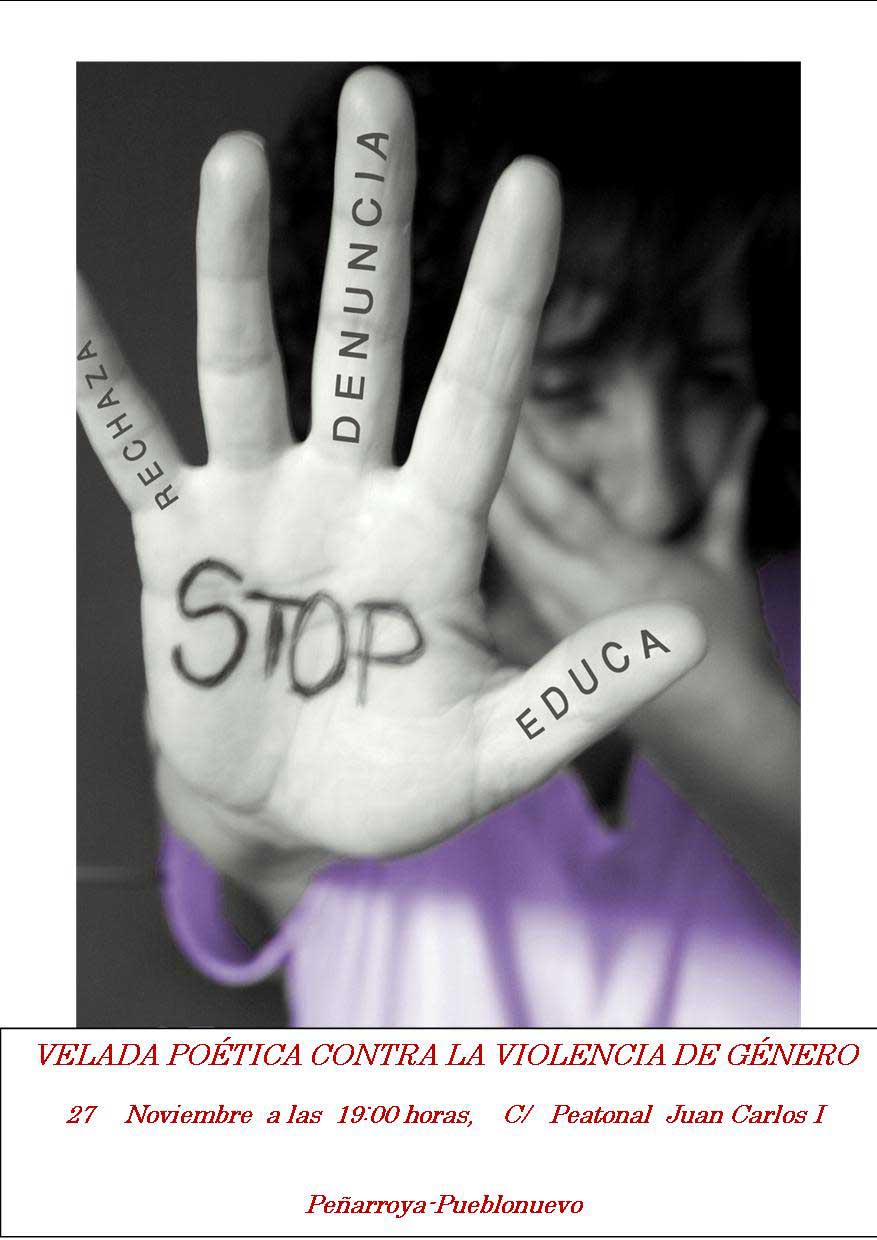 Velada po�tica contra la violencia de g�nero