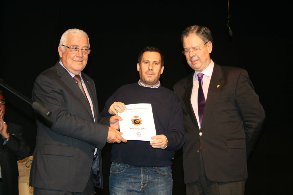 Diploma de honor a los autores del pasodoble de Pe�arroya 