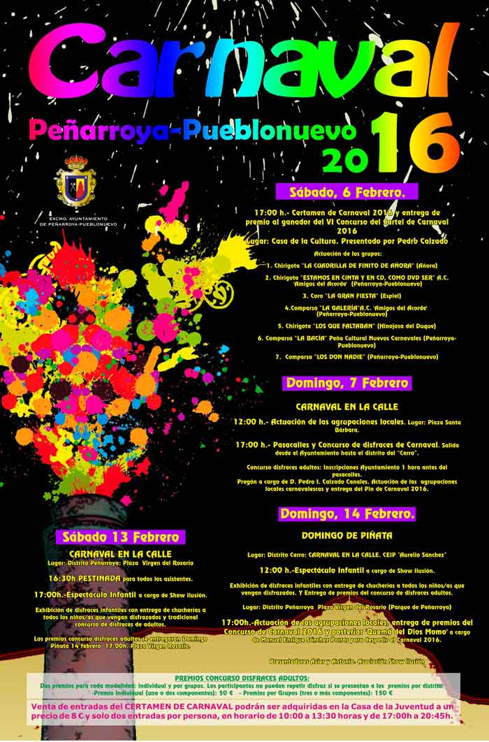 Carnaval 2016 en Pe�arroya Pueblonuevo