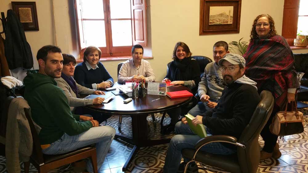 Encuentro de IU con el Alcalde, Jos� Ignacio Exp�sito