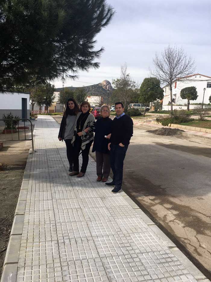 Mejora del acerado de la parte trasera de la C/. Hontanilla