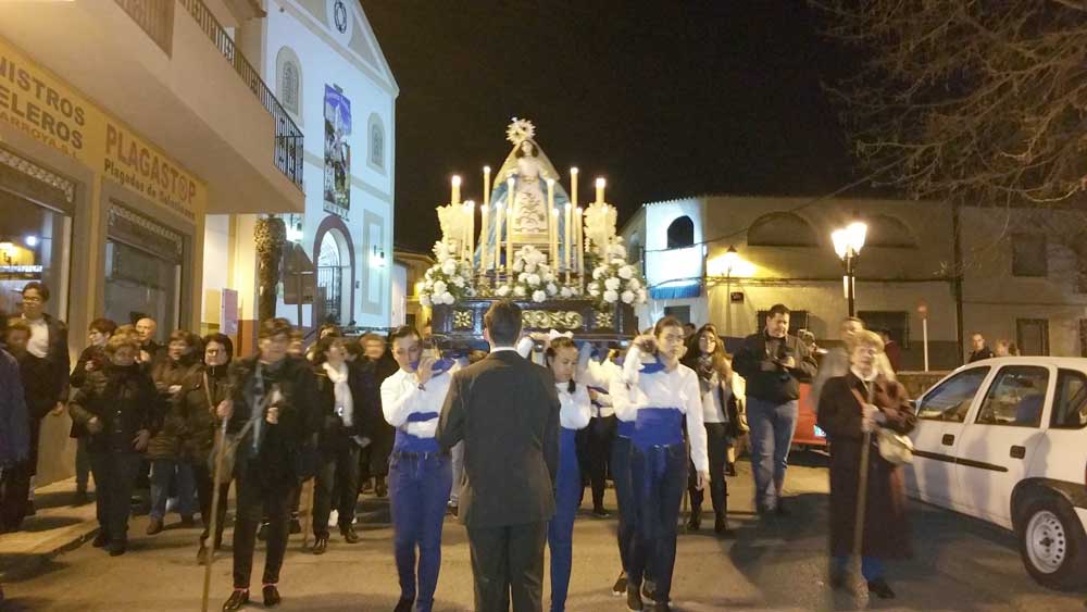 S�bado Santo, procesi�n de Jes�s Resucitado y la Virgen de la Alegr�a