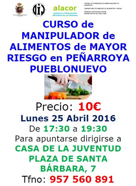 Curso de Manipulador Alimentos