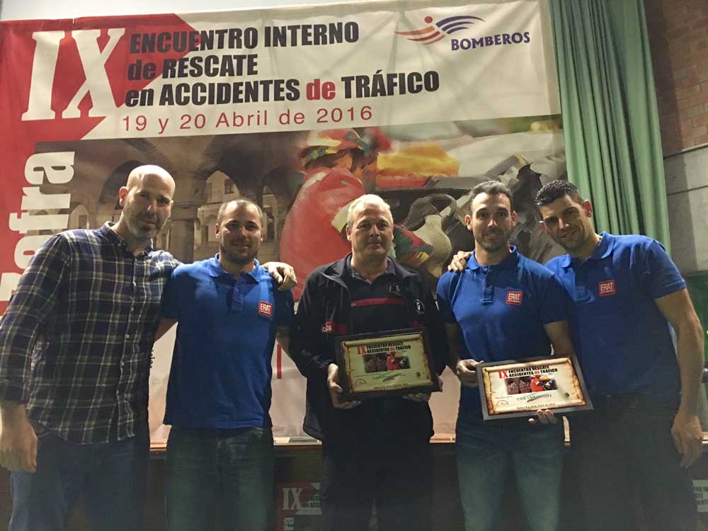 III posición en el IX Encuentro Interno de Rescate en Accidentes de Tráfico