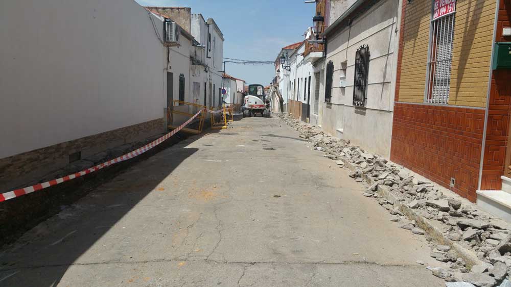 Remodelacion de un nuevo tramo de la calle Carnaval