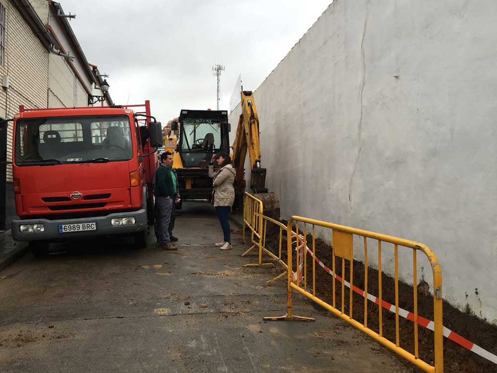 Remodelaci�n de calle Valeriano Orden Palomino