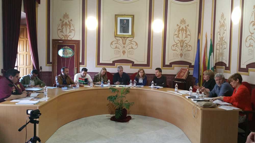 Sesión plenaria del Ayuntamiento de Belmez