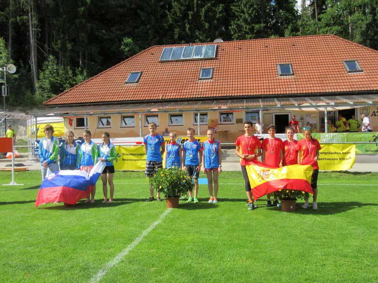 Juan Sanz Medalla de Oro Individual y Bronce por relevos
