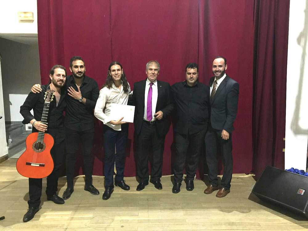 Gabriel Gordillo pregona la feria de Nuestra Señora de los Remedios