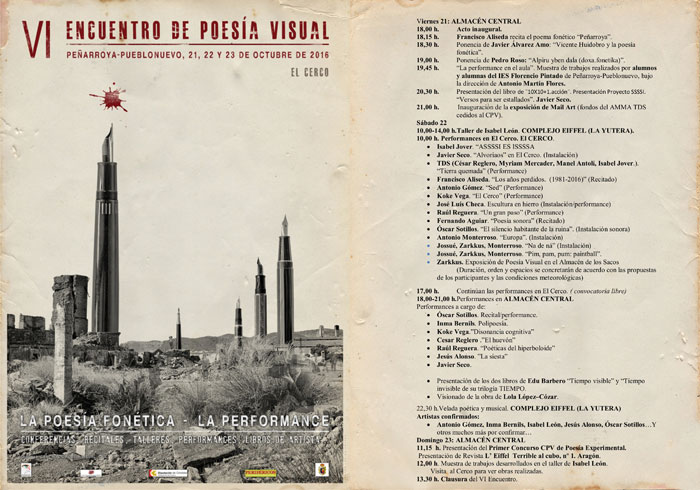 Sexto encuentro de poesía visual