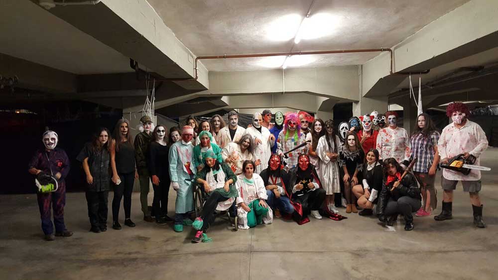 M�s de un centenar de personas visitan el s�tano del terror