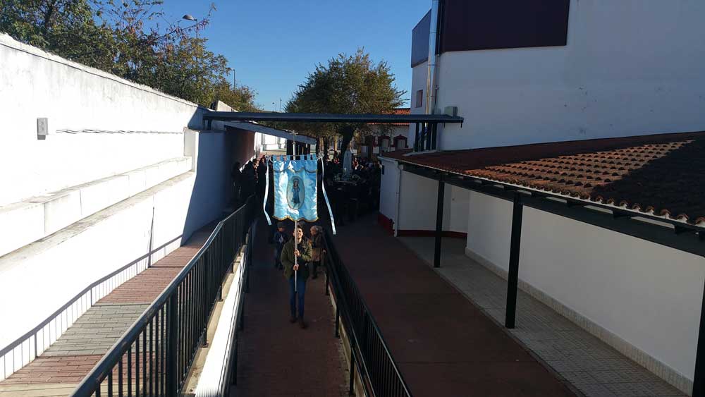 Presentaci�n de Mar�a recibe a la imagen de la Virgen de F�tima