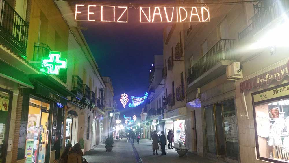 Encendido del alumbrado navideño