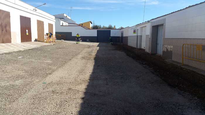 Remodelaci�n de la zona trasera de Maestro Jos� Torrellas