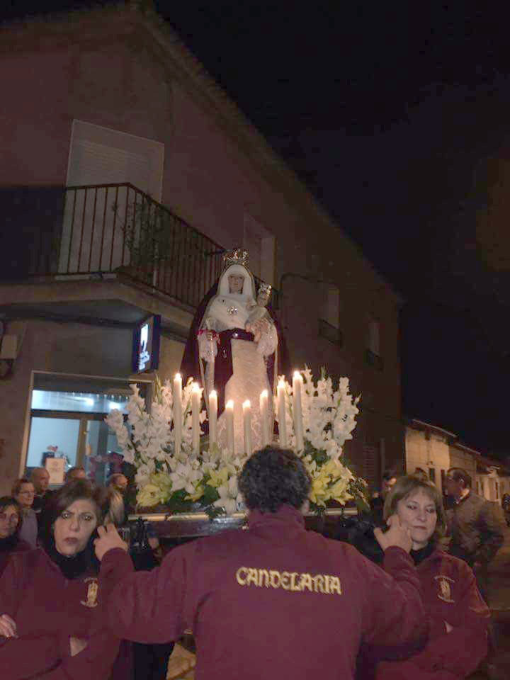 La Virgen de la Candelaria sale en procesi�n