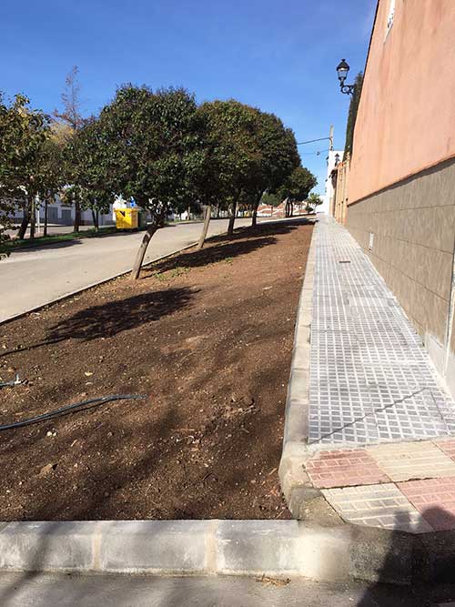 Remodelaci�n de la calle ferrocarril