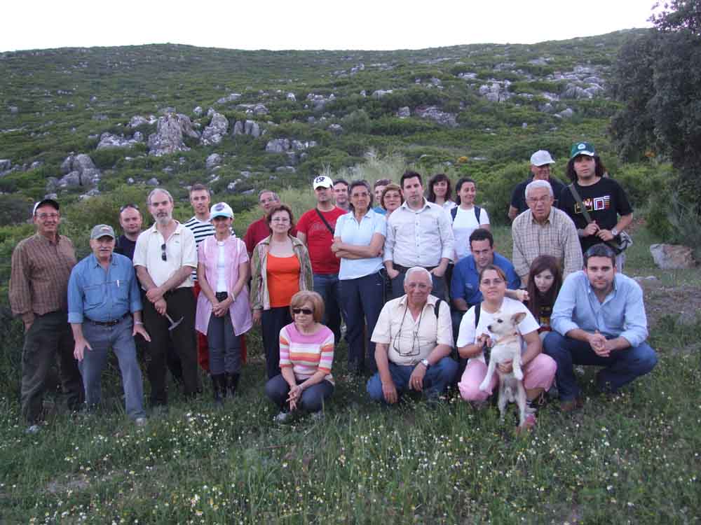 Participantes en el itinerario geol�gico por el Valle del Guadiato