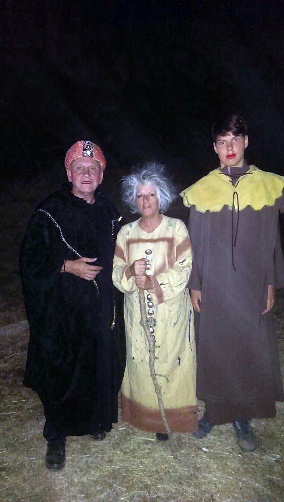 `Una mirada en el tiempo,  representada en Belmez