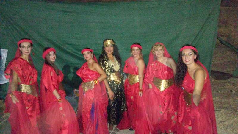 `Una mirada en el tiempo,  representada en Belmez