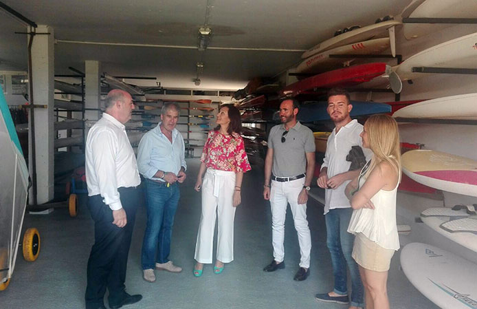 La delegada del Gobierno visita en Belmez