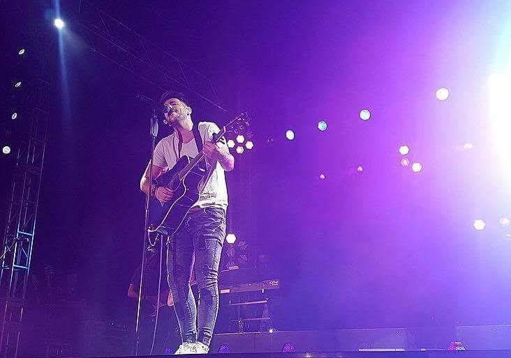 Antonio Jos� en concierto en Pe�arroya