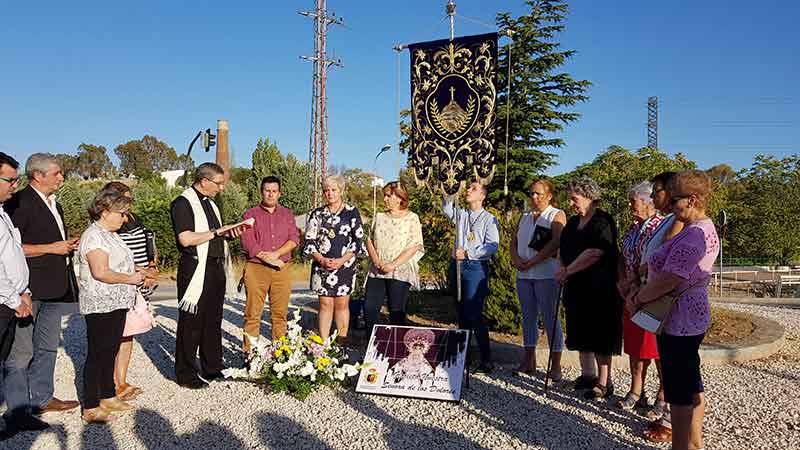 Acto de descubrimiento y de bendici�n de mosaico