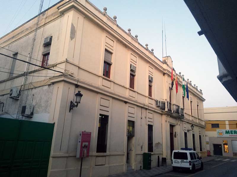 Trabajos de rehabilitaci�n del Ayuntamiento