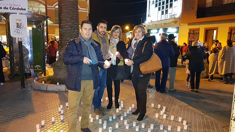 Pe�arroya celebra la segunda edici�n de la Noche de la Luz