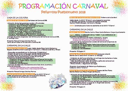 Presentaci�n de la programaci�n de carnaval