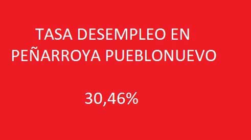 El desempleo asola Pe�arroya Pueblonuevo