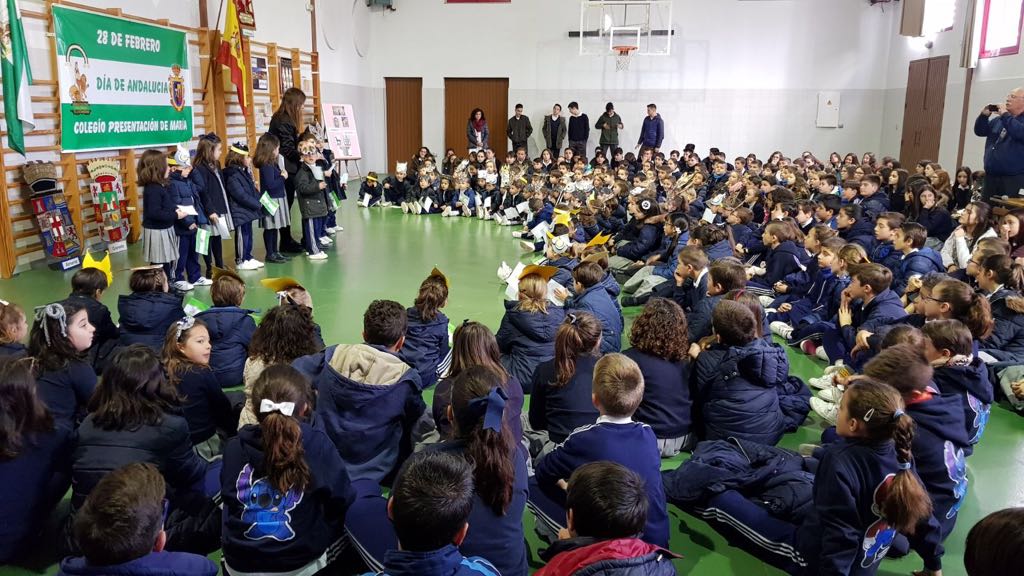 D�a de Andaluc�a en el colegio Presentaci�n de Mar�a