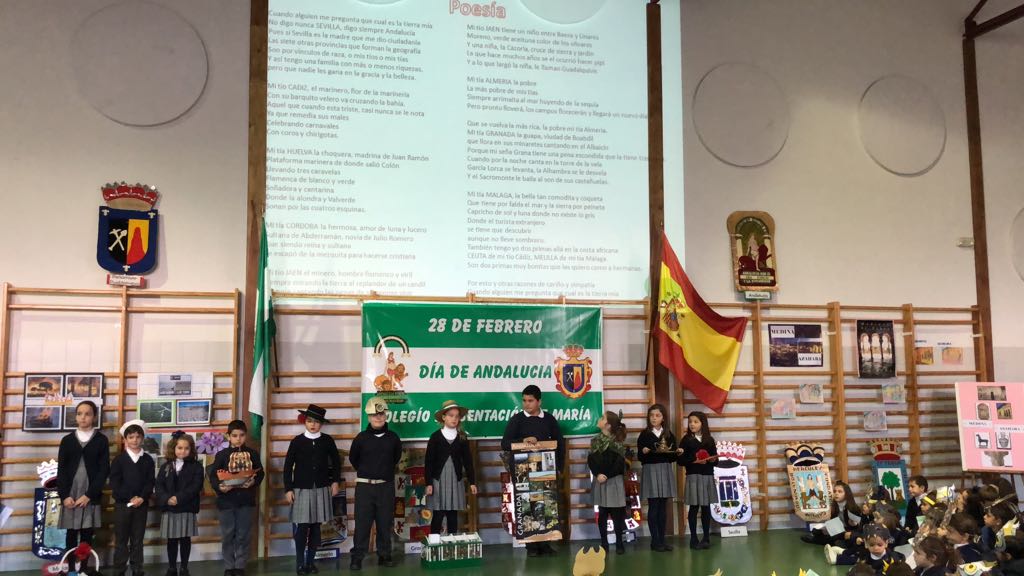 D�a de Andaluc�a en el colegio Presentaci�n de Mar�a