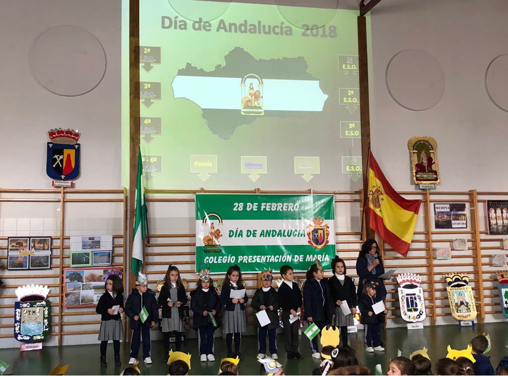 D�a de Andaluc�a en el colegio Presentaci�n de Mar�a