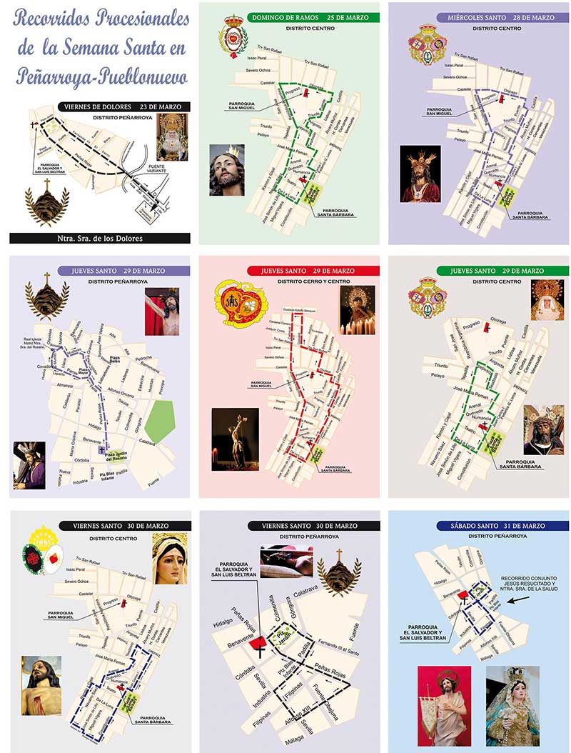 Recorridos Procesionales