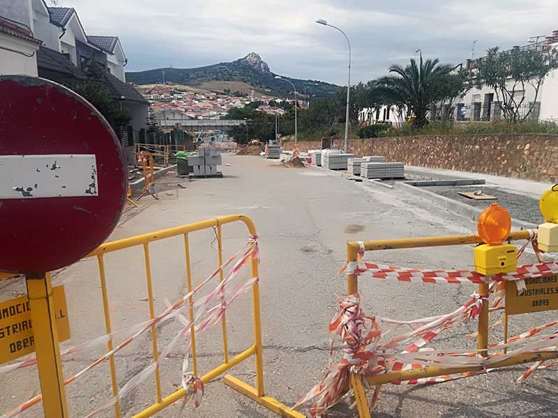 Obra de la avenida Jos� Sim�n de Lillo