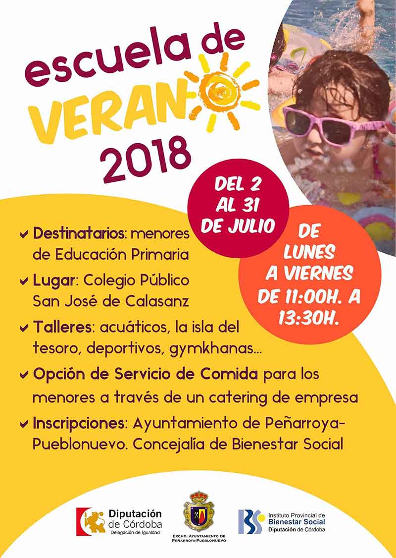 Abierto el plazo de inscripci�n para la Escuela de Verano 2018