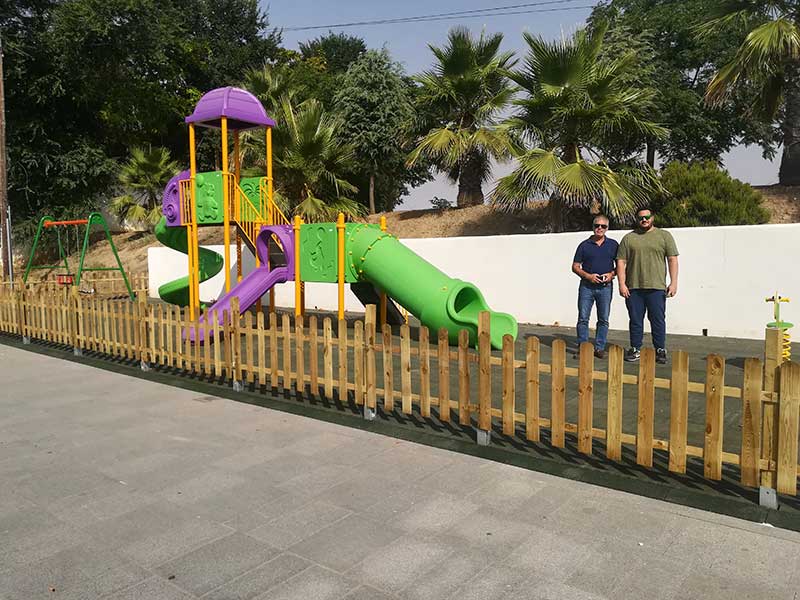 Terminado el nuevo parque infantil de La Ermita