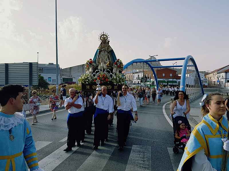 La patrona visitar� cada cinco a�os las parroquias de Pueblonuevo