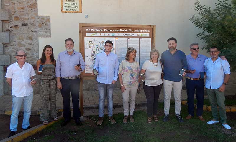 Tras la presentaci�n se puso en pr�ctica la aplicaci�n con una visita al Cerco