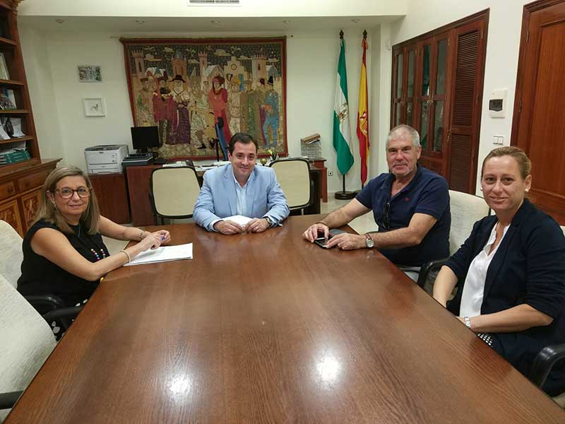 Reunin con el alcalde de Belmez 