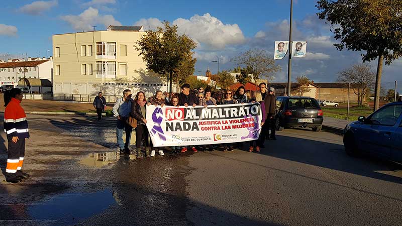 Tercera  marcha contra la violencia de género en el Valle del Guadiato