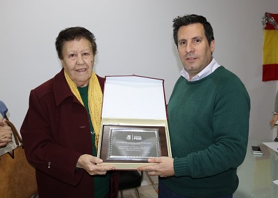 Homenaje a C�ndida Porri�o una militante hist�rica del PSOE