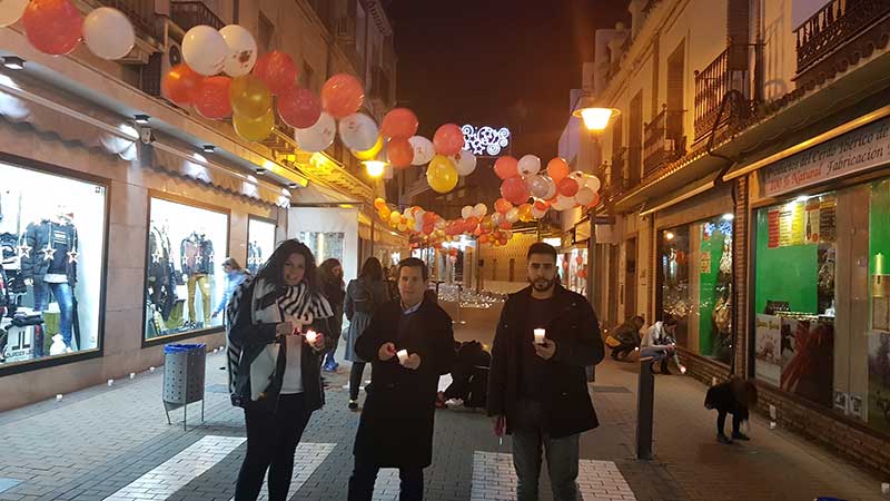 Noche de la  Luz en Pe�arroya