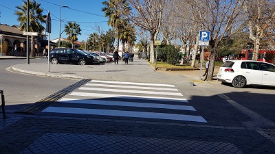 Pintado de las l�neas viales y de los pasos de peatones 