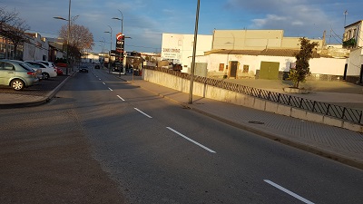 Pintado de las l�neas viales y de los pasos de peatones 