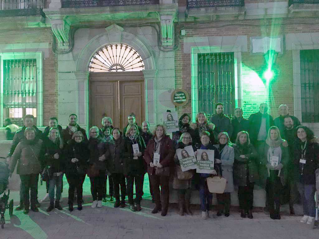 Belmez se ilumin de verde esperanza